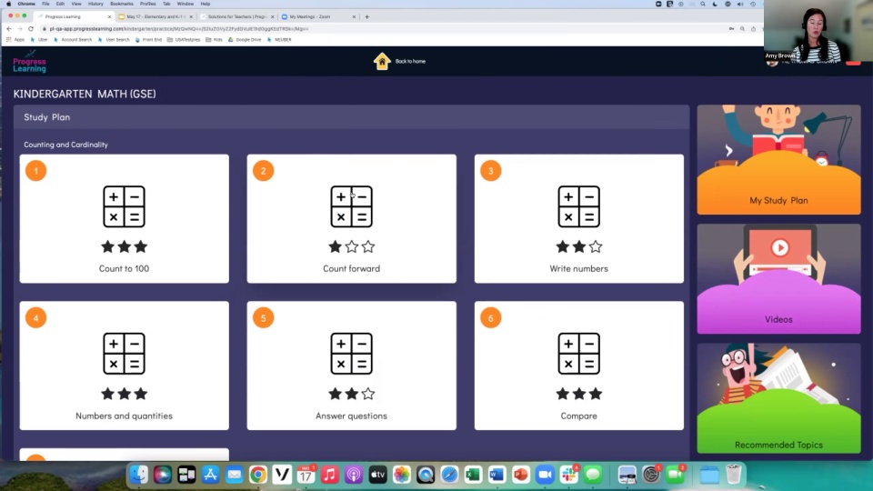 Screenshot from The K-1 and Elementary Student Experience video